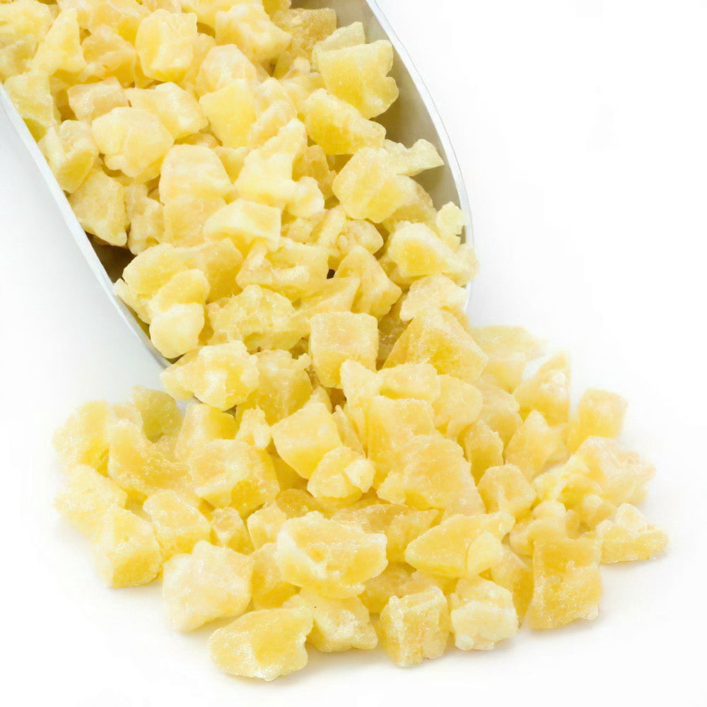 Bulk Diced Pineapple Dried And Sweetened 10 Pound Wholesale Box - New Fresh Dried Fruit