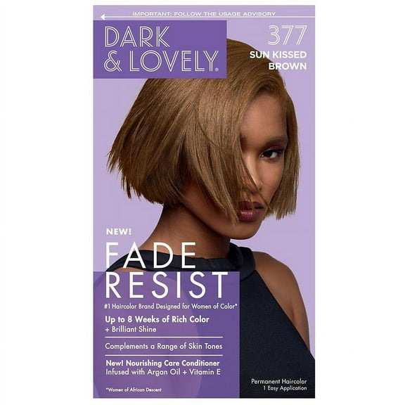 SoftSheen-Carson Dark and Lovely Fade Resistant Rich Conditioning Hair Color, 377 Sunkissed Brown 1.0 ea Pack of 2