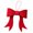 Red1, variant on Elegant Fabric Bow Hanging Ornament With Drop Charms Indoor Xmas Home Party Tree Decor