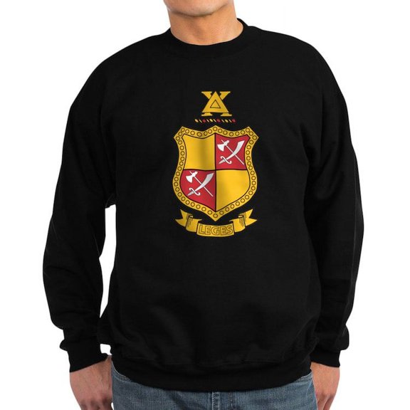 CafePress - Delta Chi Coat Of Arms Sweatshirt - Classic Crew Neck Sweatshirt