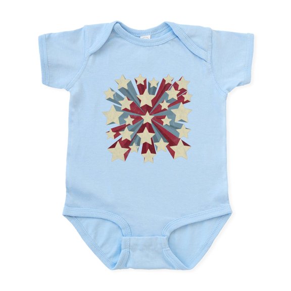 CafePress - Star Pop Infant Bodysuit - Baby Light Bodysuit, Size Newborn - 24 Months