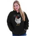 thumbnail image 4 of Guess What Chicken Butt Silly Joke Unisex Plus Fleece Graphic Hoodie Brisco Brands 2X, 4 of 5