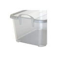 thumbnail image 4 of Drevy Clear Stackable Closet & Storage Box 55 Quart Containers, (12 Pack), 4 of 6