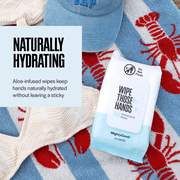 (2 pack) Wipe Those Hands Sanitizing Wipes, Fragrance and Alcohol Free, 1 Pack of 40 Wet Wipes
