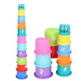thumbnail image 1 of Juguete de baño con vasos apilables, vasos apilables con números, juguete de aprendizaje para niños, vasos apilables diseñados para profesionales, 1 of 14