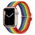 thumbnail image 5 of Braided Solo Loop for Apple Watch Band 44mm 49mm 40mm 45mm 41mm 38mm 42mm Elastic Nylon Belt Bracelet iWatch Serie 8 Ultra 3 4 5 SE 6 7, 5 of 9