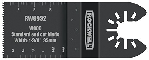 Rockwell RW8981K Sonicrafter Oscillating Multitool End Cut Blades with Universal  Fit System, 6-Pack
