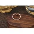 thumbnail image 4 of 14K Rose Gold Marquise Oval Shape Moissanite Crown Engagement Ring for Women, 4 of 5