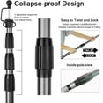 thumbnail image 6 of SAN LIKE Telescoping Tarp Poles 98.5in Aluminum Camping Tent Poles Camping poles for Hiking Lightweight Tent Poles for Tarp 4 Section Adjustable Tent Accessories Set of 2 &1 Bag, 6 of 8
