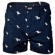 thumbnail image 2 of Happy Shorts Boxers de hombre tejidos, paquete de 3 - Estilo americano, algodón, estampados Möwe/Frog/Surfing Seagull S (Small), 2 of 7