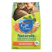 Purina Cat Chow Naturals Chicken Flavor Dry Cat Food, 3.15 lb Bag, 4 Pack
