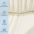 thumbnail image 5 of Host & Home Brushed Microfiber Fitted Sheets - Bedding Essentials - King - (6 Pack) Ivory, 5 of 7