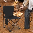thumbnail image 6 of koolsoo Camping Folding Chair Foldable Outdoor Furniture for Lawn Sports Meet Picnic Black, 6 of 8