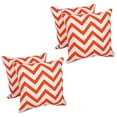 thumbnail image 2 of Blazing Needles 18-inch Corded Throw Pillows with Inserts (Set of 4), 2 of 2