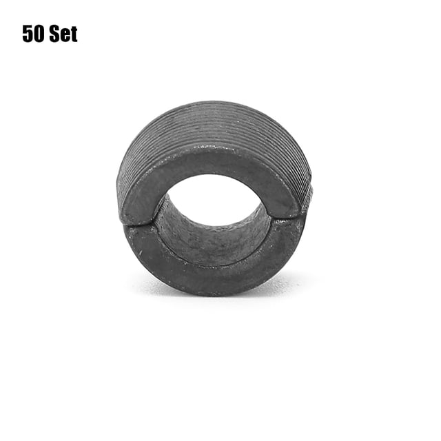 Juego de 50 accesorios de repuesto de abrazadera de Clip de bloqueo de Base de resorte de acero aptos para motor diésel S195