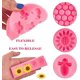 thumbnail image 4 of 4 Pieces Bumble Bee Silicone Molds Honeycomb Sunflower and Bee Fondant Molds for Cupcake Cake Decorating Sugar Chocolate Candy Baking Molds, 4 of 4