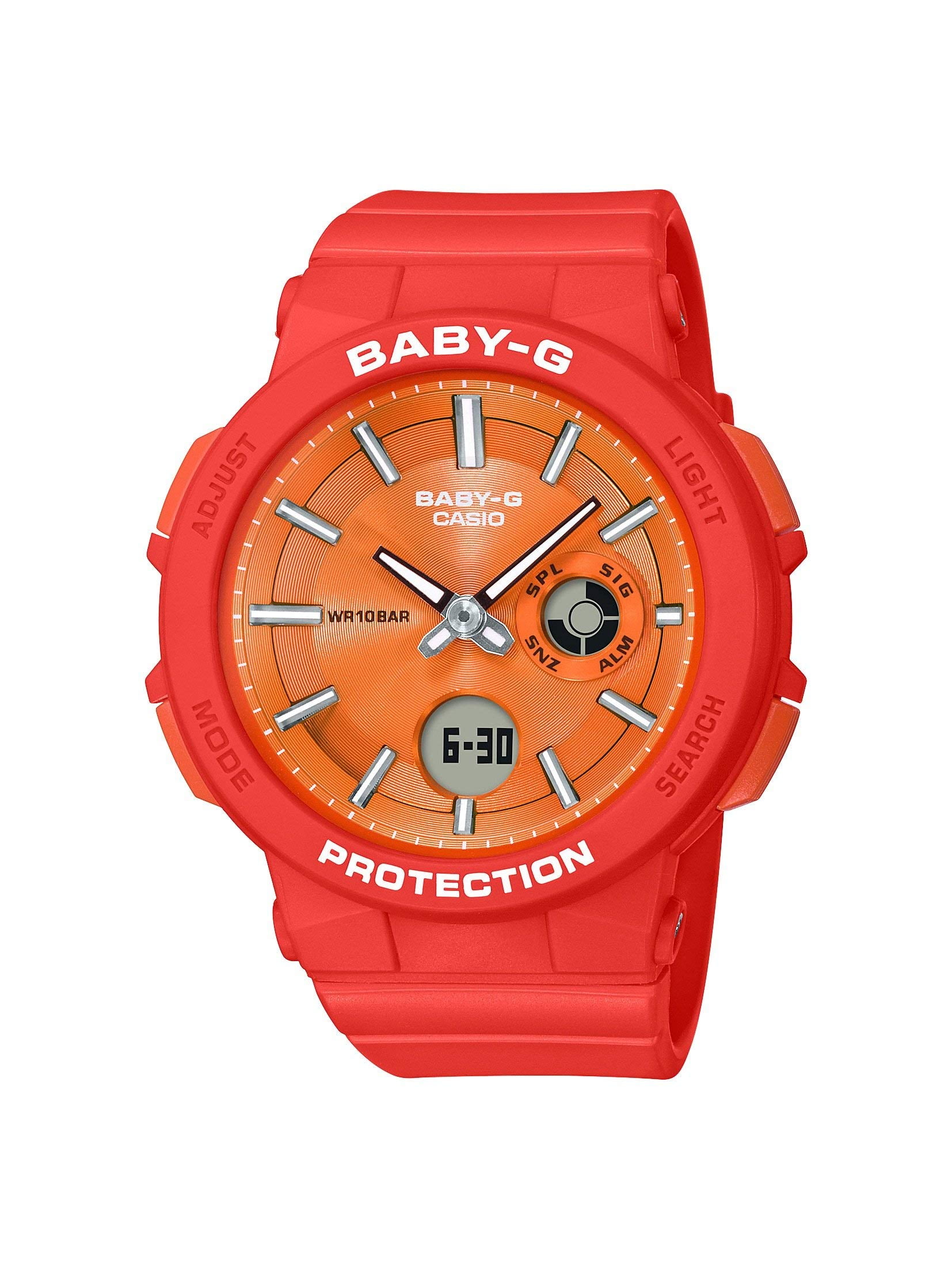 Casio baby g orange sales