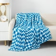 thumbnail image 1 of Mainstays Kids Plush Throw Blanket Checker, 1 of 5