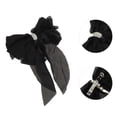 thumbnail image 2 of Unique Bargains 1 Pc Fashion Pearl Bow Hair Clips Hairdo Clip Black, 2 of 5