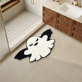 thumbnail image 4 of Bathroom Rugs Halloween White Rug Cute Mat For Living Room Bedroom Small Washable Rug Non Mats Fall Door Mat floor carpet, 4 of 7