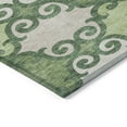 thumbnail image 4 of Addison Rugs Chantille Indoor/Outdoor Transitional Scrolls Green Washable Rectangle Rug, 5' x 7'6", 4 of 6