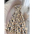thumbnail image 2 of Vestido Largo Floral Con Tirantes Finos Multicolor Para Mujer, 2 of 30