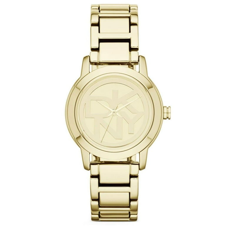 Dkny Women's Tompkins NY8876 Gold Stainless-Steel Quartz