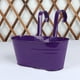 thumbnail image 1 of Outdoor Plants Planter Black Metal Iron Hanging Flower Pots Decks Railings Fence Buckets Modern Boho Style Wall Mount Window Box Plant Holder Hooks Porch, 1 of 9