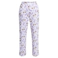 thumbnail image 6 of Peanuts Women’s Snoopy Print Hacci Knit Wide Leg Sleep Pants, Sizes XS-3X, 6 of 6