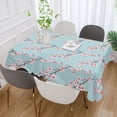 thumbnail image 5 of JSTEL Pink Cherry Blossom Flower Floral 3 Table Cloth Rectangle 60 x 120 Inch Tablecloth Anti Wrinkle Table Cover for Dining Kitchen Parties, 5 of 6