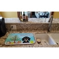 thumbnail image 2 of Carolines Treasures BB1587DDM Christmas Tree and Smooth Black and Tan Dachshund Dish Drying Mat 14 x 21" multicolor, 2 of 7