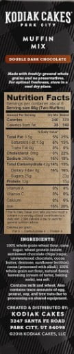 Kodiak Protein Packed Muffin Mix, Double Dark Chocolate, 14 oz (Pack of 16)