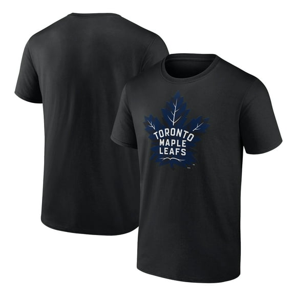 Men's Black Toronto Maple Leafs Alternate Logo T-Shirt