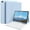 Blue, variant on SZPSGC for iPad (A16) 11th Generation Case with Keyboard 11 inch 2025, iPad 10th Generation 10.9 inch Case with Pencil Holder, Multi-Angle Detachable Bluetooth Keyboard,Black