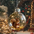 thumbnail image 6 of LmnLft 2026 Wildlife Wonders Crystal Ornament Collection, 3D Glass Animal Globe Christmas Decoration, Clear Plastic Balls with Sparkling Star Accents, Nature Inspired Hanging Ornament for Home Décor, 6 of 6