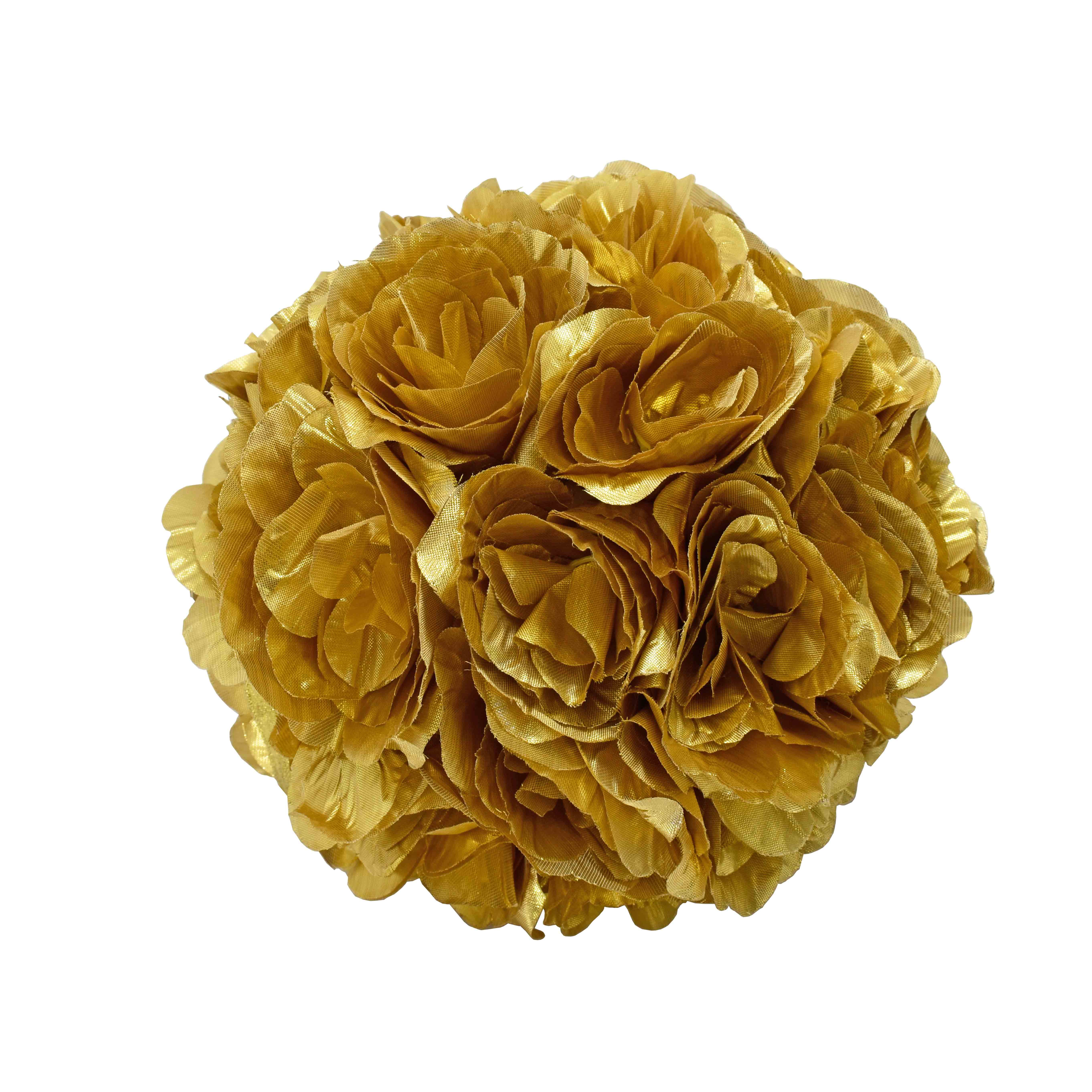 Craft and Party- 7" -10" Flower Ball Silk Rose Pomander Kissing Ball Decoration