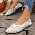 thumbnail image 6 of Purcolt Womens Embroidery Mesh Flats Dressy Casual Pointed Toe Slip On Ballet Shoes Comfort Elegant Soft Sole Dress Shoes Dailywear for Wedding Travel Walking, 6 of 9