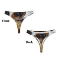 thumbnail image 3 of Fotbe Cat In Sun Hat Tanga Sin Costuras para Mujer con Estampado – Panties Invisibles, Transpirables y Cómodos para Uso Diario-X-Large, 3 of 6