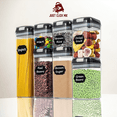 thumbnail image 4 of Set De 7 Contenedores Para Almacenamiento de Alimentos Cereales Dulces yMás Para Cocina JustClick MX Práctico, 4 of 7