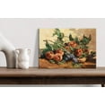 thumbnail image 3 of Vintage Fruit Still Life Oil Painting Prints Canvas Wall Art,Farmhouse Fruits Abstract Posters Decor for Kitchen Dining Room Country Wall Decoration 12 X 16 Inch (With Plums and Peaches), 3 of 6