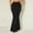 001 Black, variant on Women's Solid Color Skirts High-Waisted Pleated Fishtail Pencil Skirt Simple Fashion Half-body Skirt