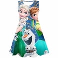 thumbnail image 2 of Frozen 2 disfraz para niñas vestido de princesa niños Snow Queen Cosplay Madrigal ropa Anna Elsa vestir ropa elegante 2-10Yrs4T Gao Jinjia LED, 2 of 2