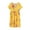 Yellow, variant on Cathalem Girls Dress Summer A Line Twirly Skater Loose Casual/Party Dresses,Navy 120