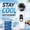 White, variant on Stay Cool Anywhere! 199-Speed Handheld Fan – Ultra Powerful Mini Fan, Rechargeable, Pocket Size, Perfect for Travel & Summer Heat