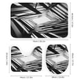 thumbnail image 3 of Geometric Lattice 4 Piece Shower Curtain Sets, with Non-Slip Rugs, Toilet Lid Cover And Bath Mat, for Bathroom Decor Set, 3 of 8