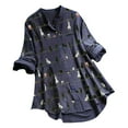 thumbnail image 1 of Betiyuaoe T Shirts T-shirt à Col Rond à Manches Longues et Manches Longues pour Femme, 1 of 4