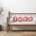 thumbnail image 3 of Stupell Industries Love Red Initials Decorative Printed Throw Pillow, 18 x 18, 3 of 5