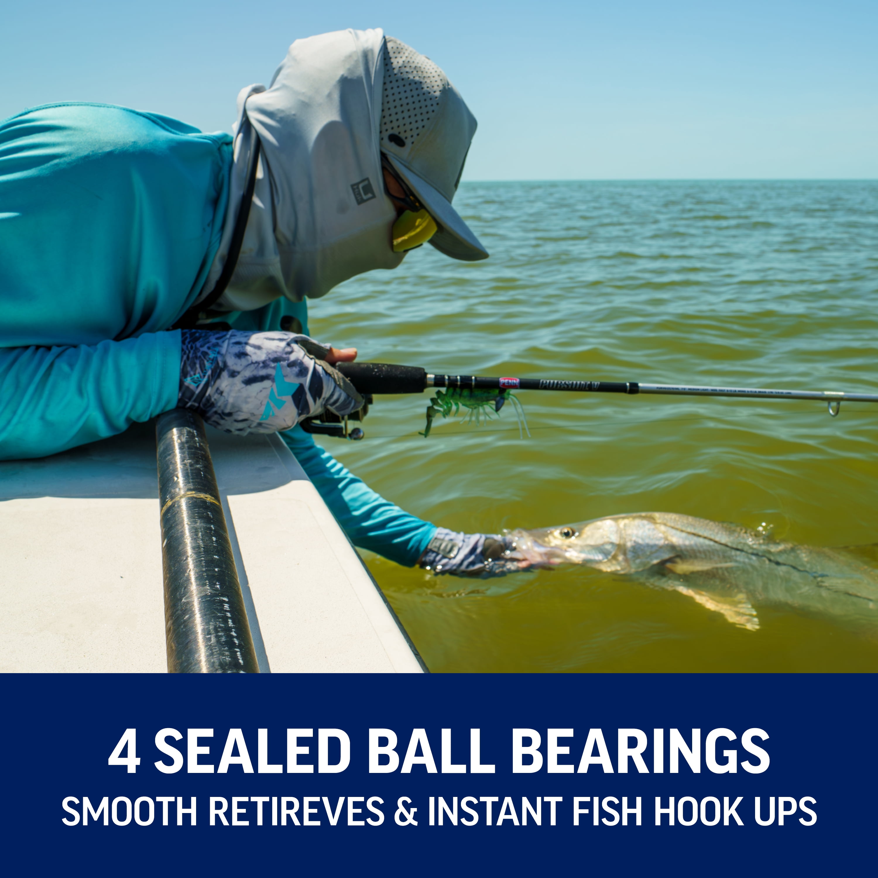PENN Pursuit V Spinning Fishing Combo, 7' Medium Light Rod, 3000 Size Reel