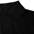 thumbnail image 4 of Gamivast Mens Short Sleeve Shirts Linen Texture V-Neck Button Down Camp Collar Casual Shirts Soft Breathable Summer Beach Vacation Tops, 4 of 7
