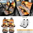 thumbnail image 6 of Uorisanigo Palm Tree Sunset Car Seat Covers Full Set for Women 15PCS Auto Accessories with Steering Wheel Covers Trash Can Coasters Seatbelt Pads Air Outlet Bag Rearview Mirror Keychain for Sedans, 6 of 7